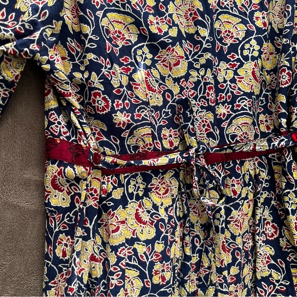 April Cornell Jaipuri Rose Dress Indigo - Picture 7 of 17